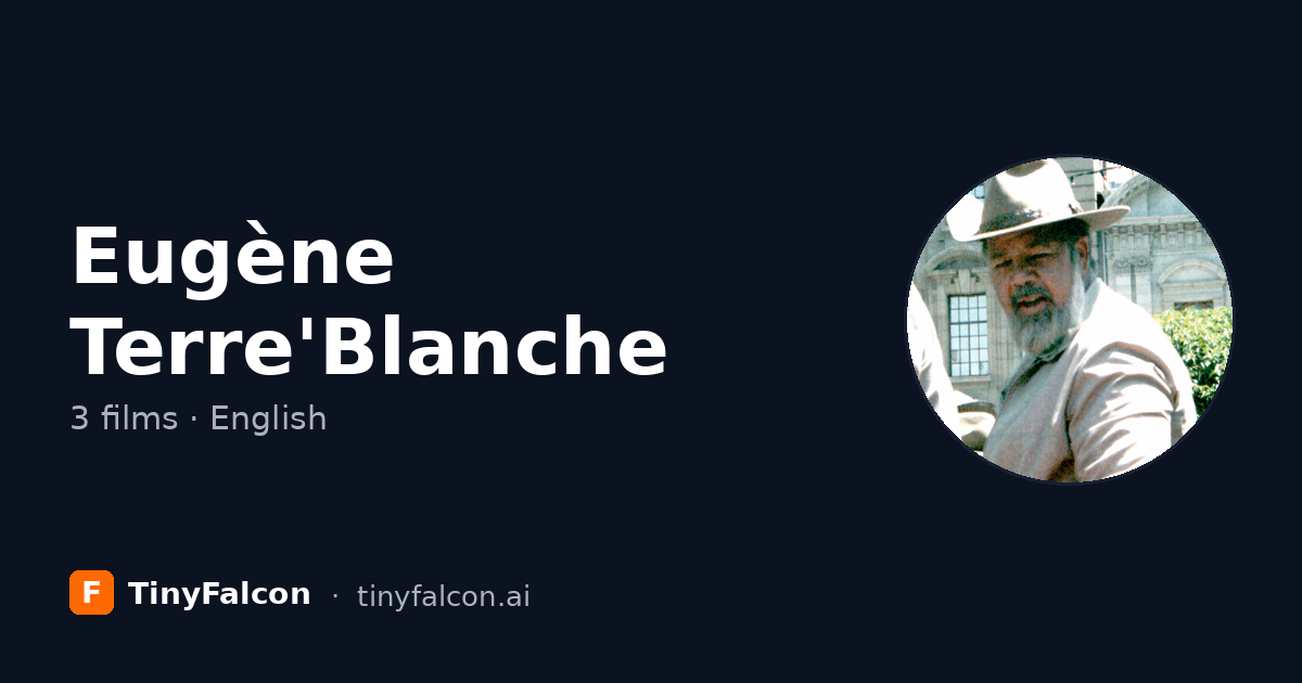 Eugène Terre'Blanche