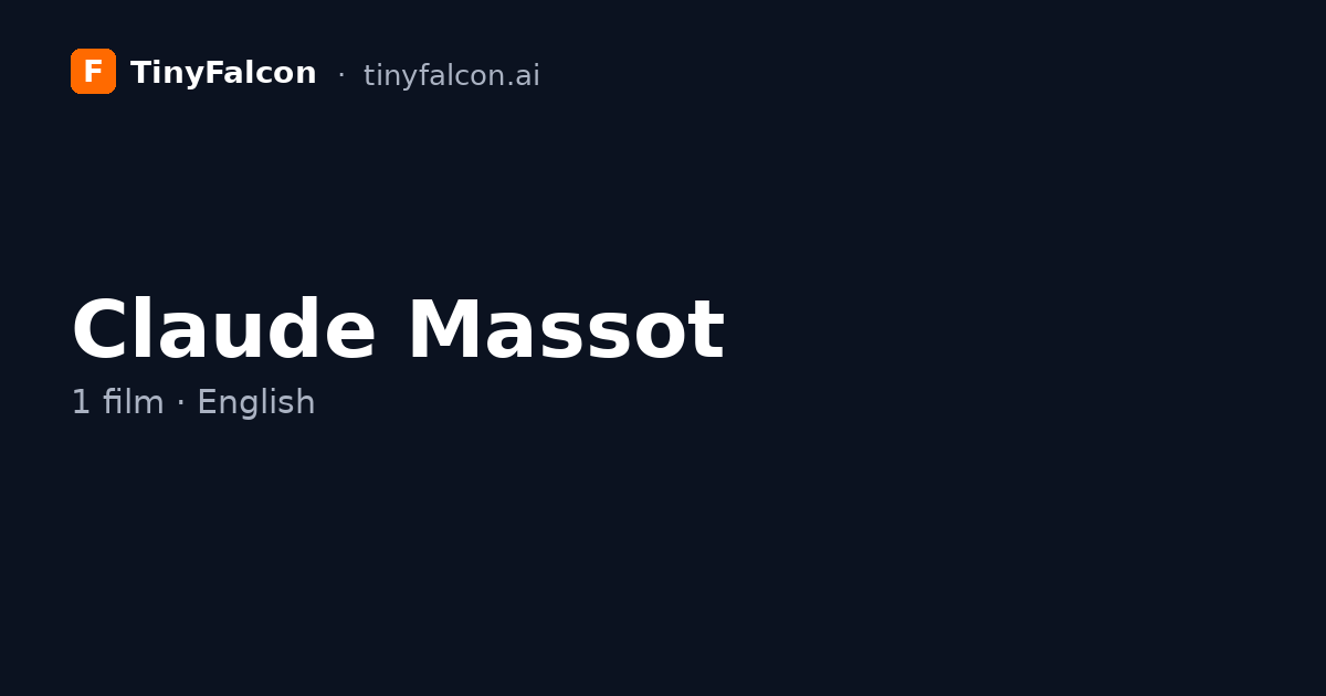 Claude Massot