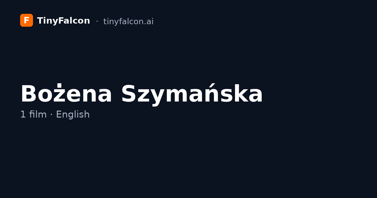Bożena Szymańska