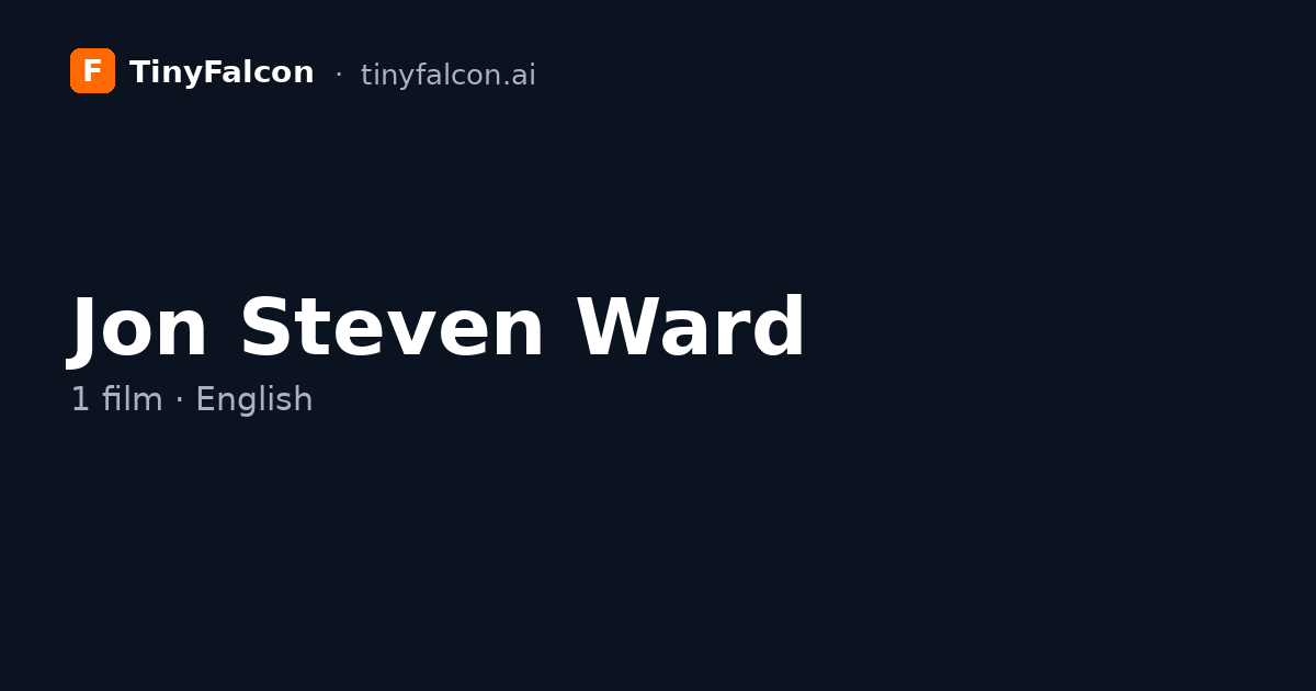 Jon Steven Ward