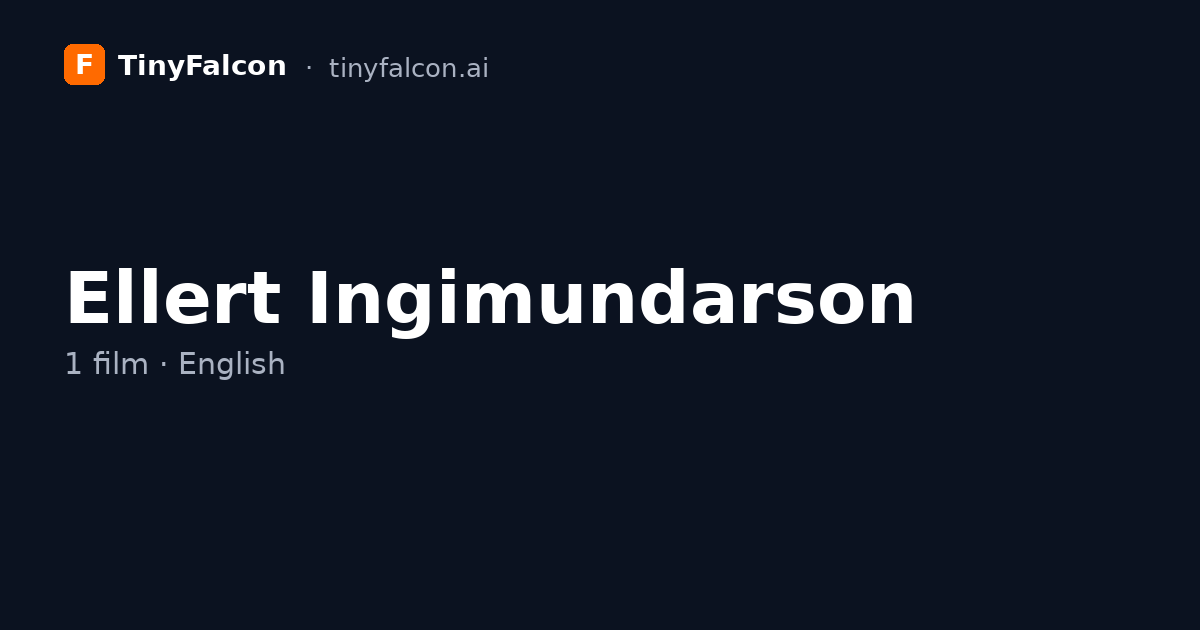 Ellert Ingimundarson