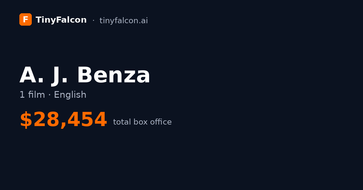 A. J. Benza