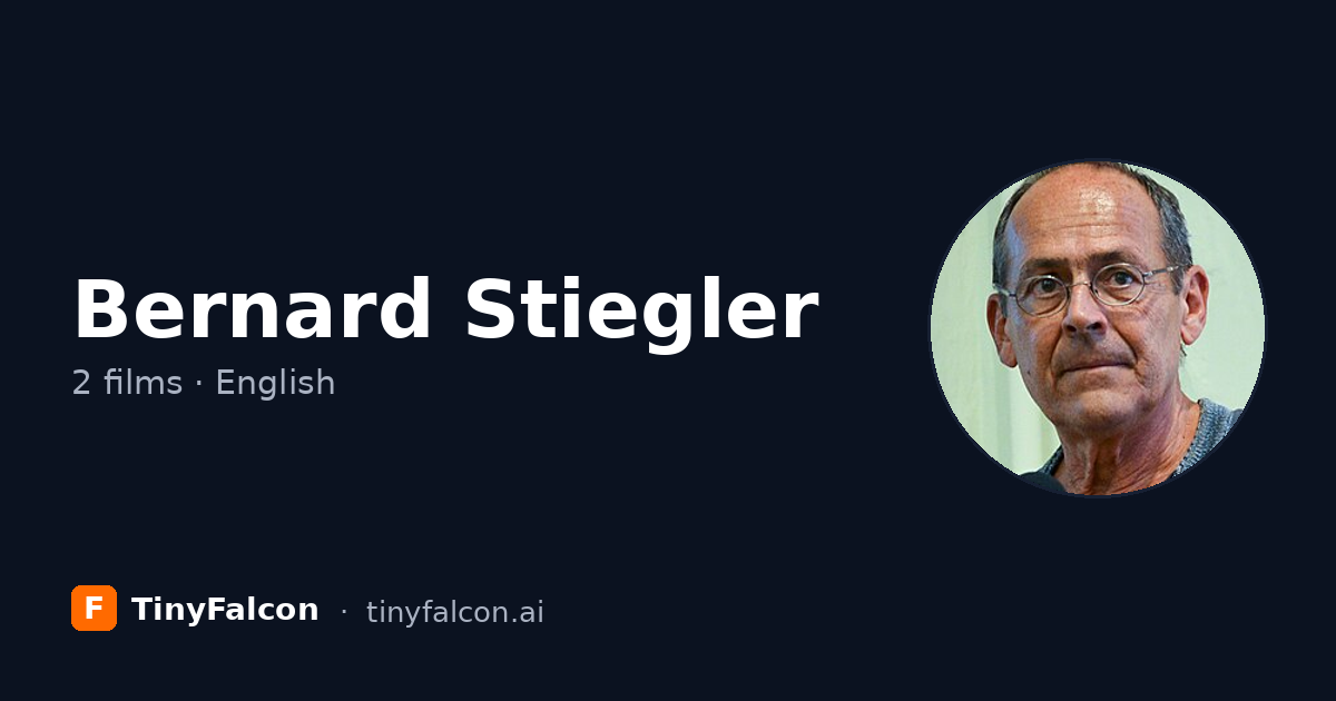 Bernard Stiegler