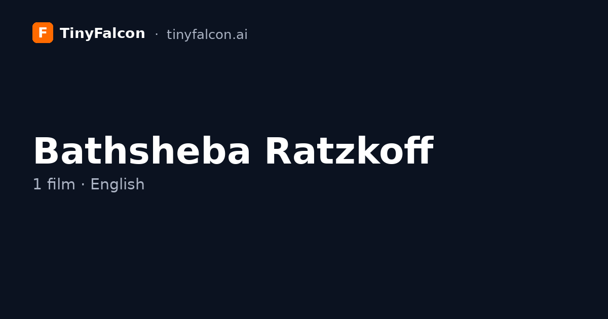 Bathsheba Ratzkoff