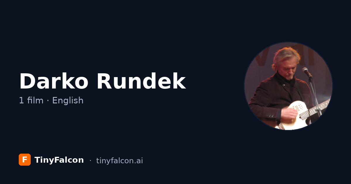 Darko Rundek