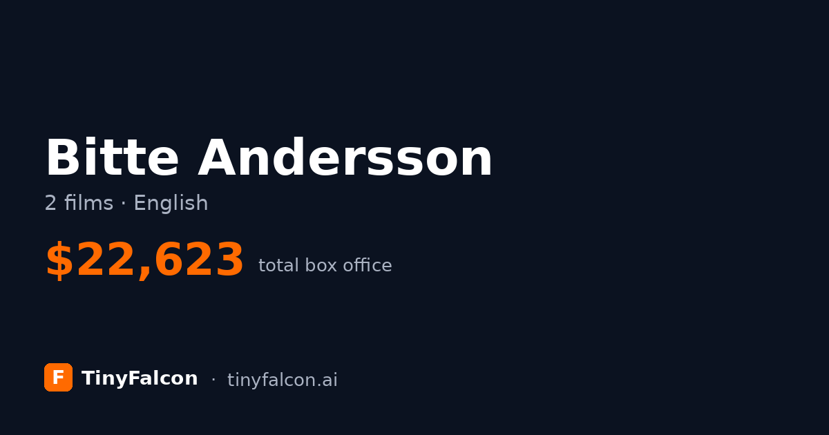 Bitte Andersson