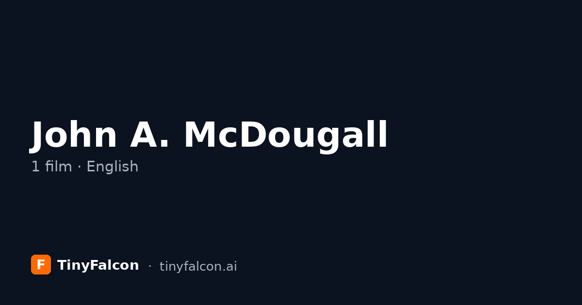 John A. McDougall