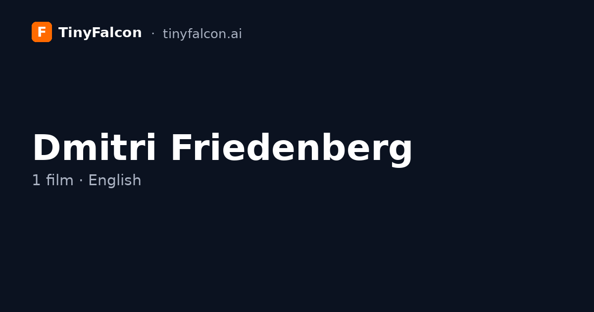Dmitri Friedenberg