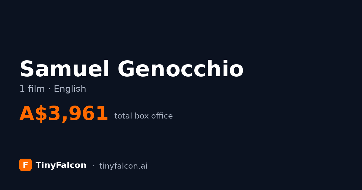 Samuel Genocchio