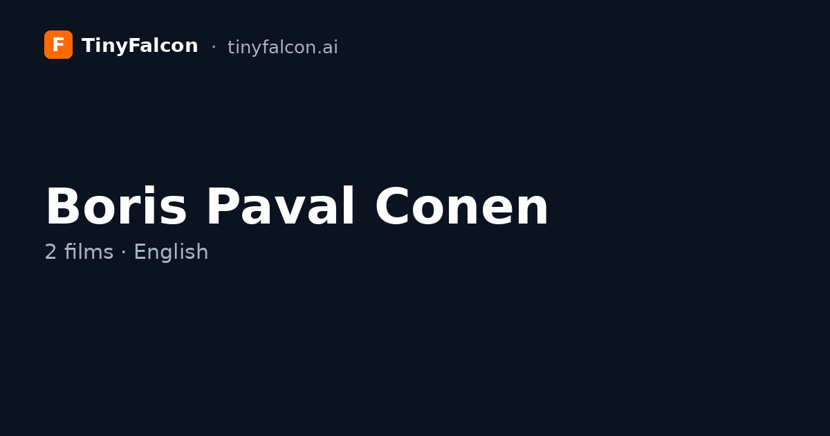 Boris Paval Conen