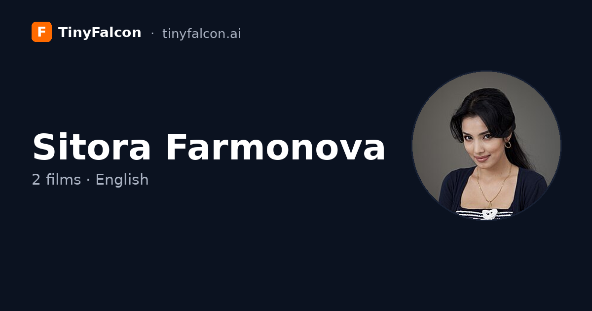 Sitora Farmonova