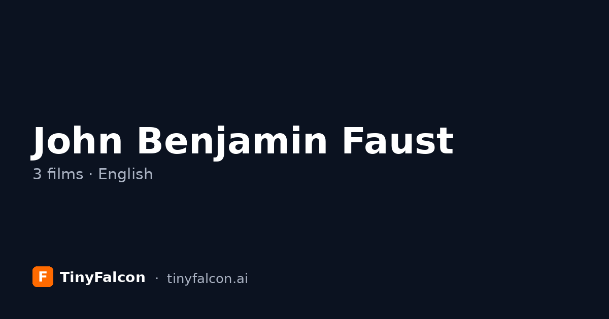 John Benjamin Faust