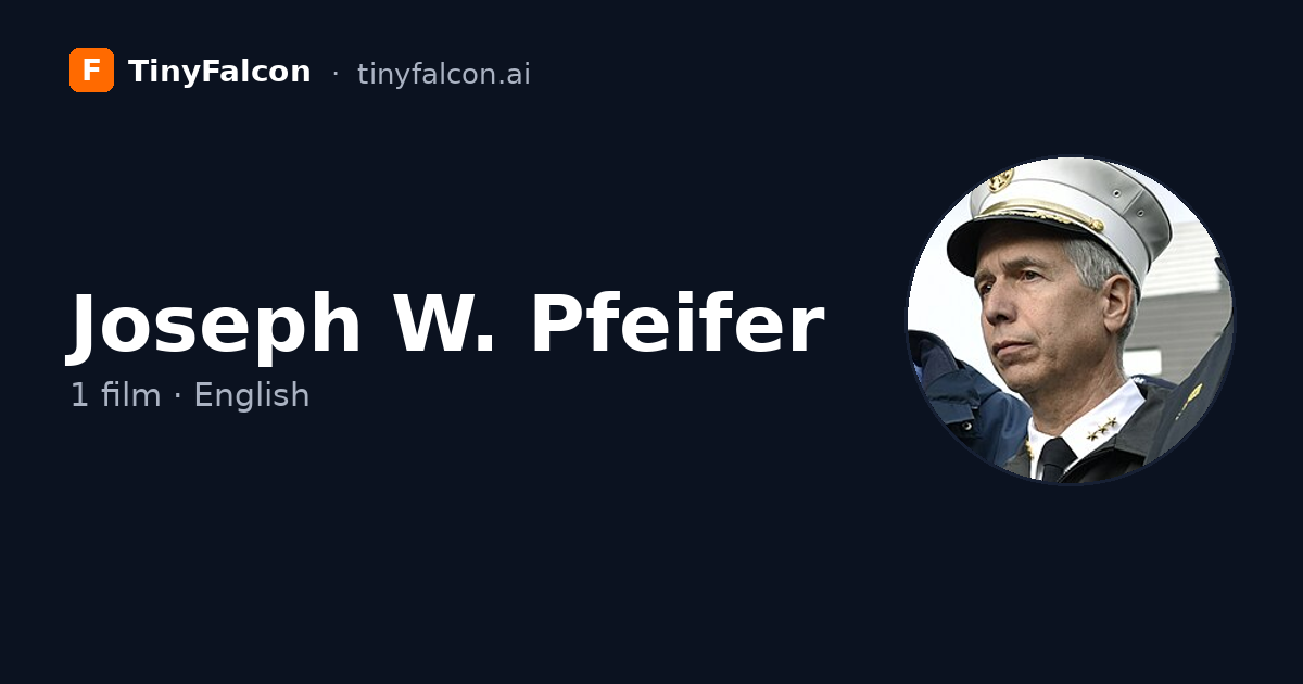 Joseph W. Pfeifer