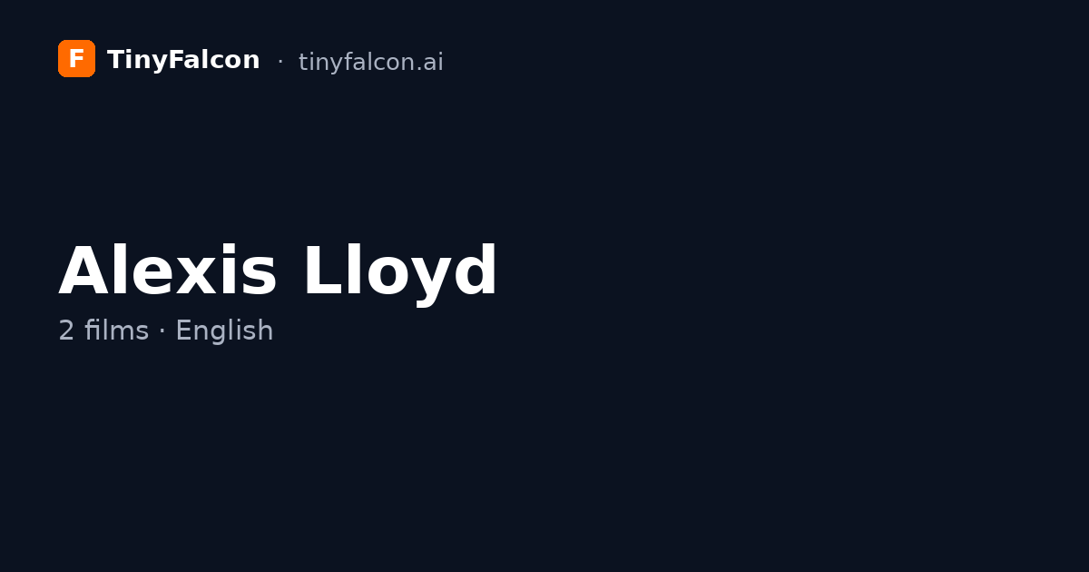 Alexis Lloyd