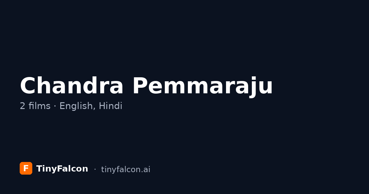 Chandra Pemmaraju