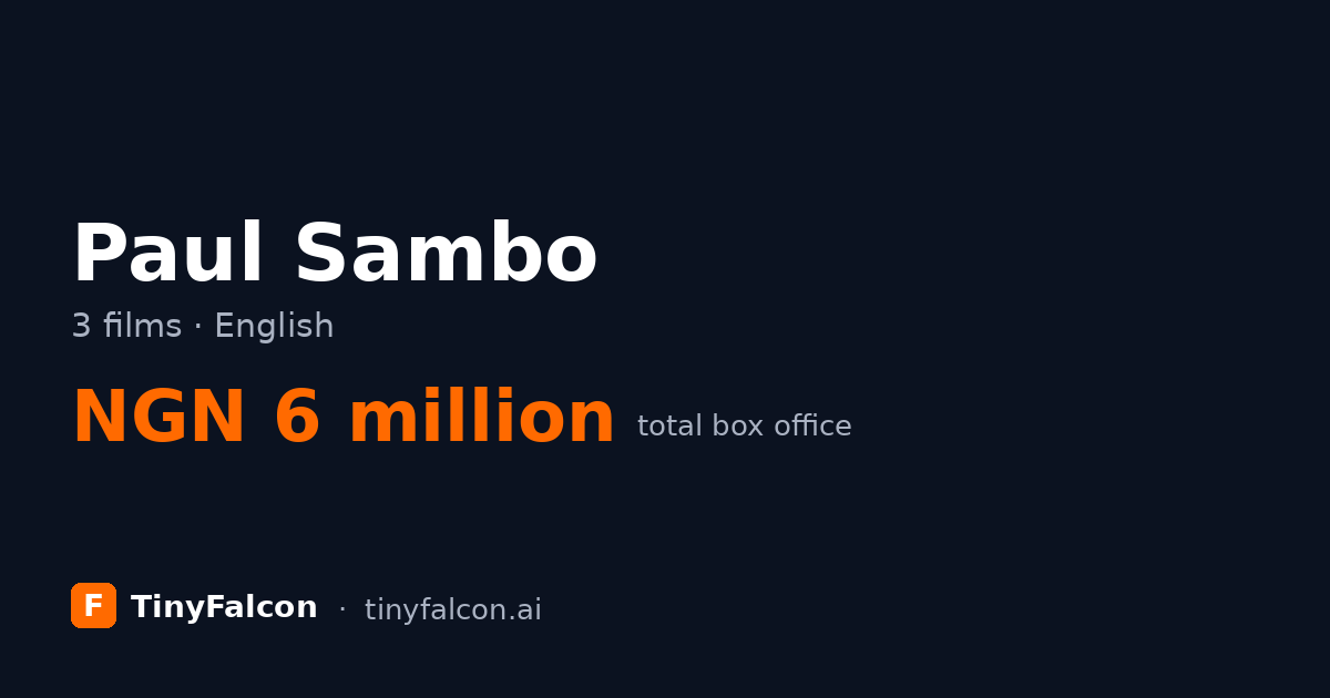 Paul Sambo