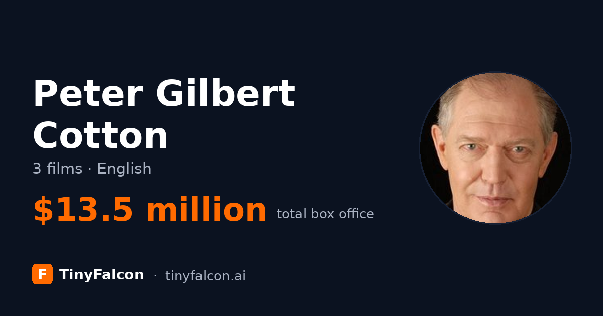 Peter Gilbert Cotton