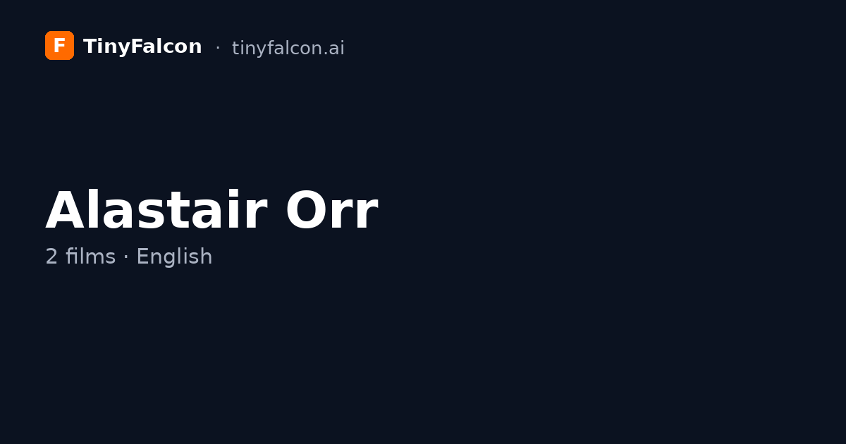 Alastair Orr