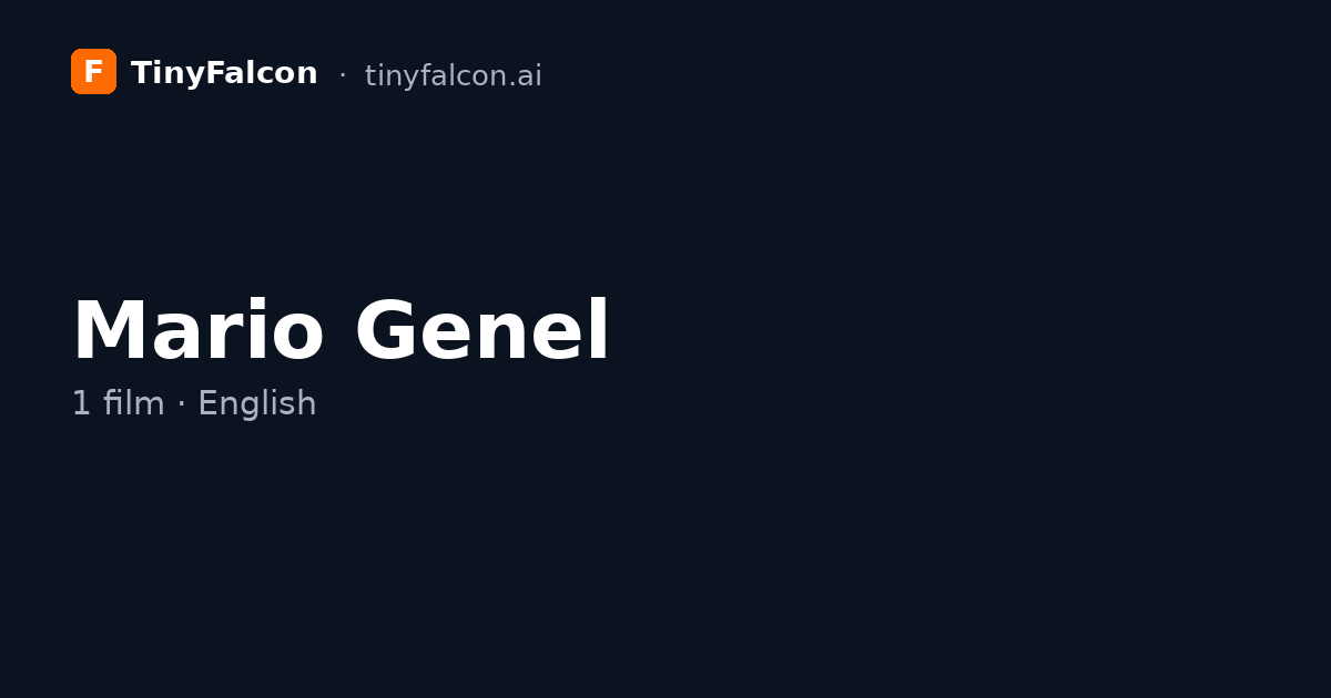 Mario Genel