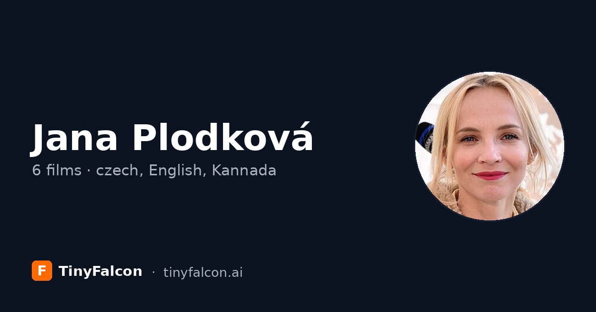 Jana Plodková