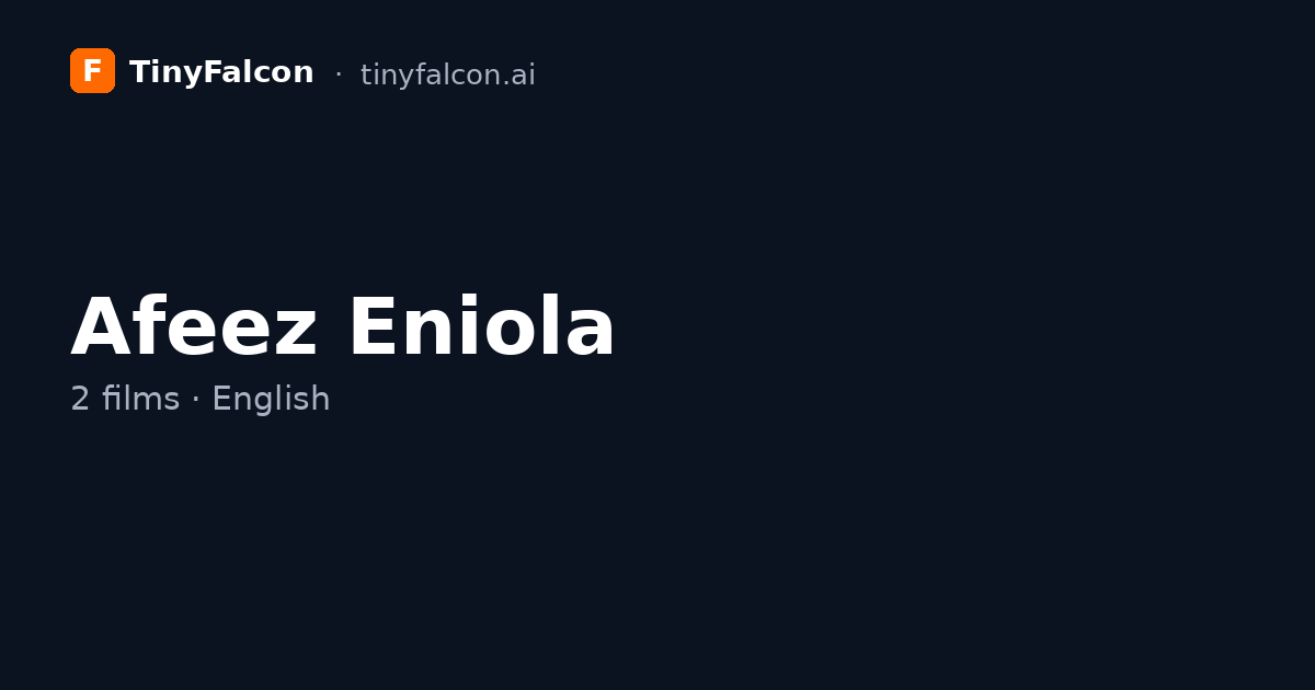 Afeez Eniola