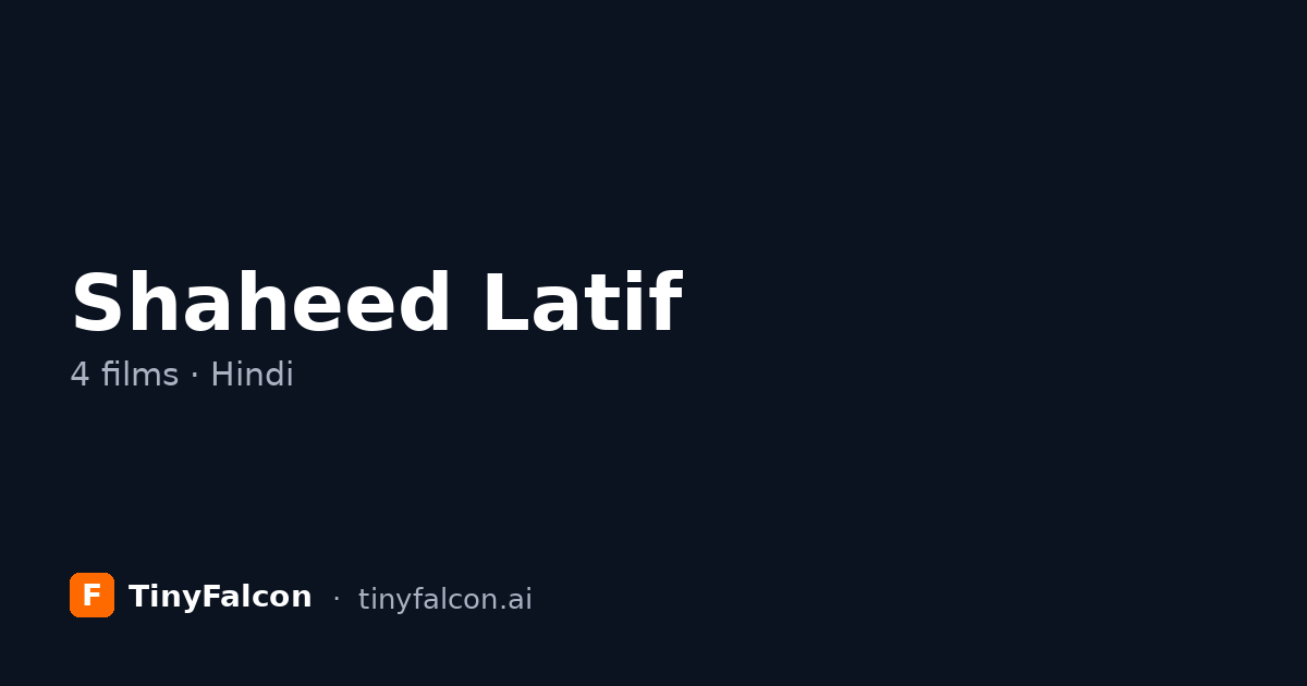 Shaheed Latif