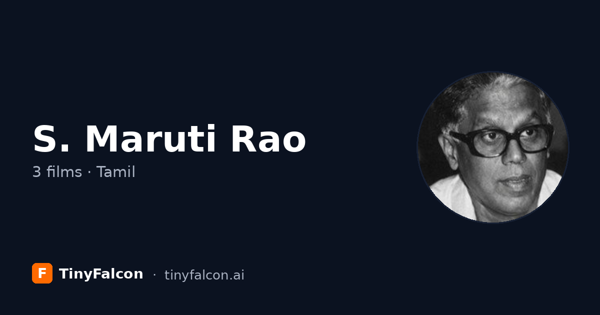 S. Maruti Rao