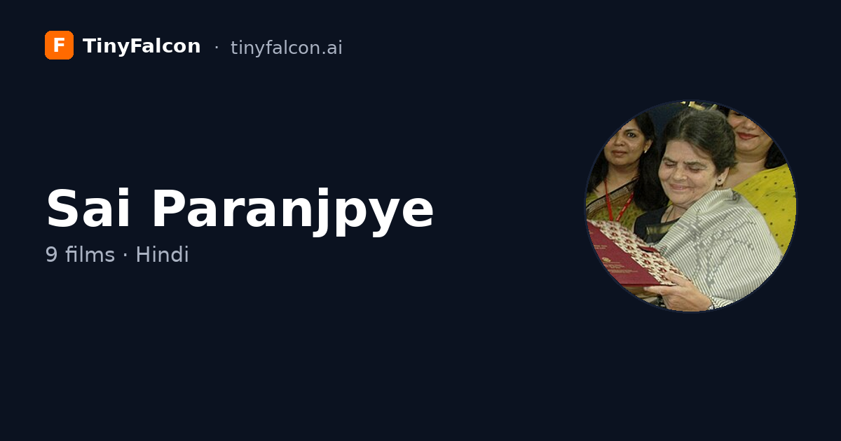 Sai Paranjpye