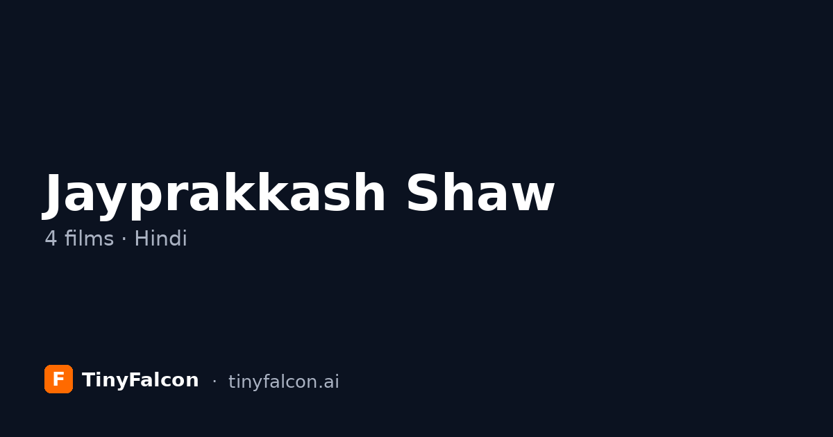 Jayprakkash Shaw