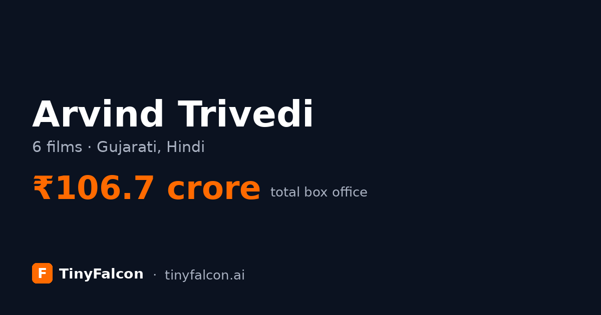 Arvind Trivedi