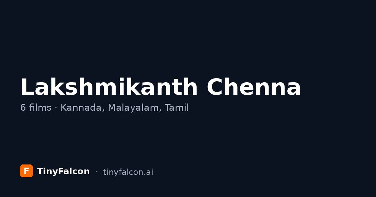 Lakshmikanth Chenna