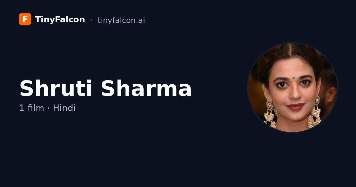 Shruti Sharma