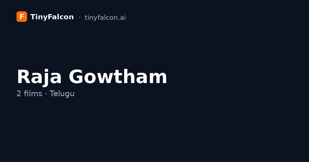 Raja Gowtham