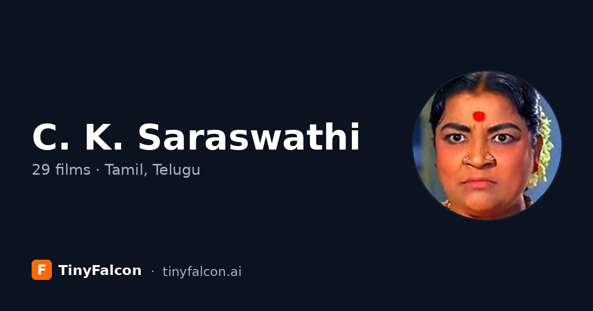 C. K. Saraswathi