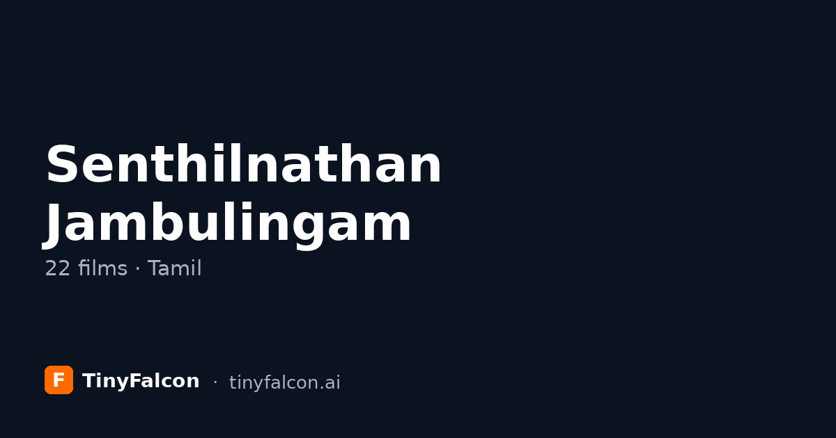Senthilnathan Jambulingam