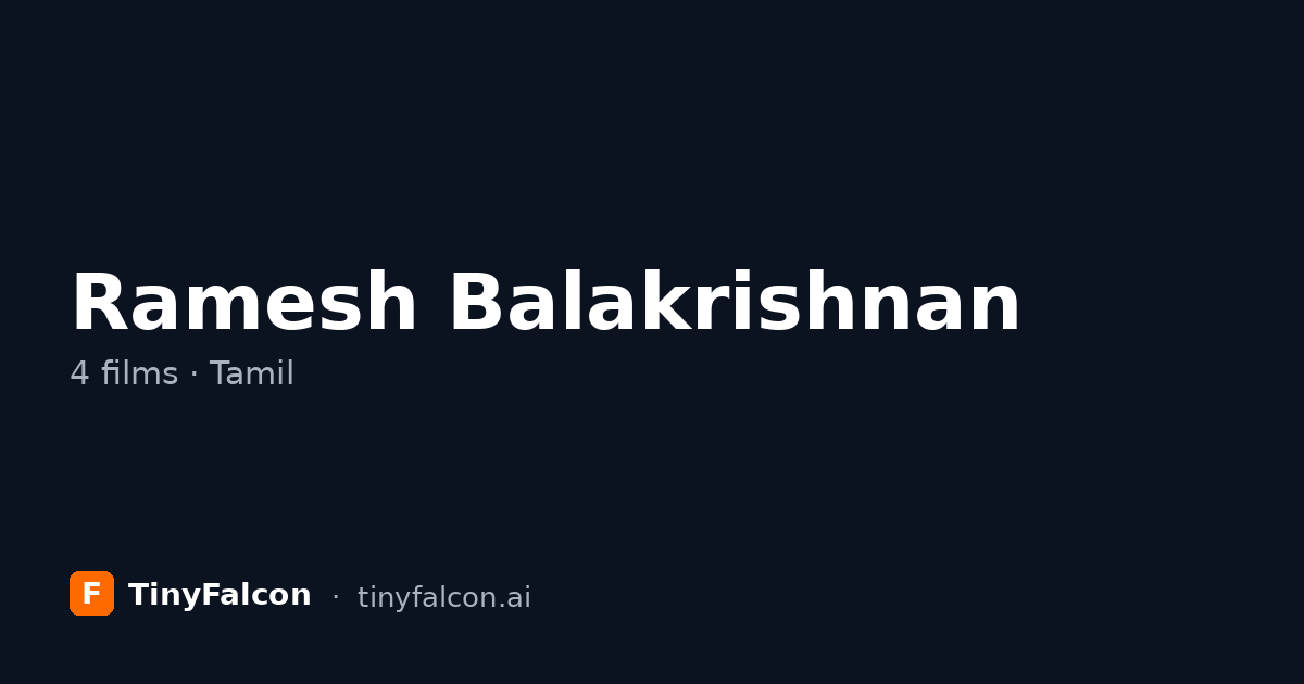 Ramesh Balakrishnan