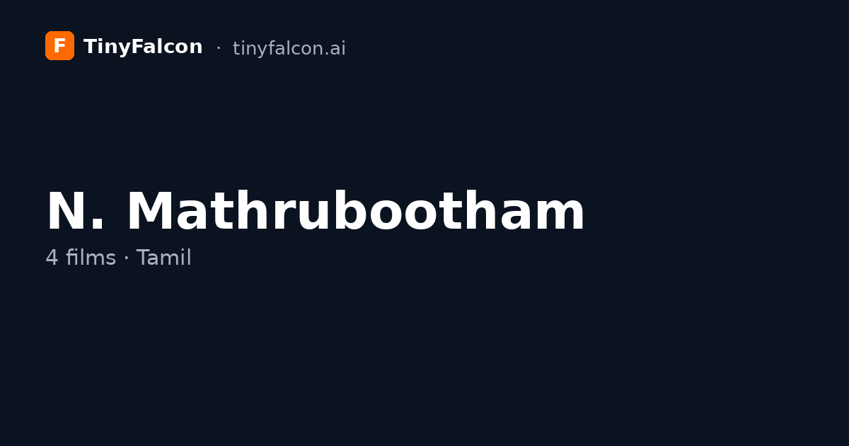 N. Mathrubootham