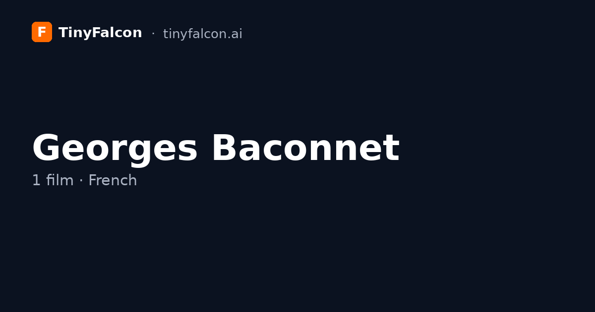 Georges Baconnet