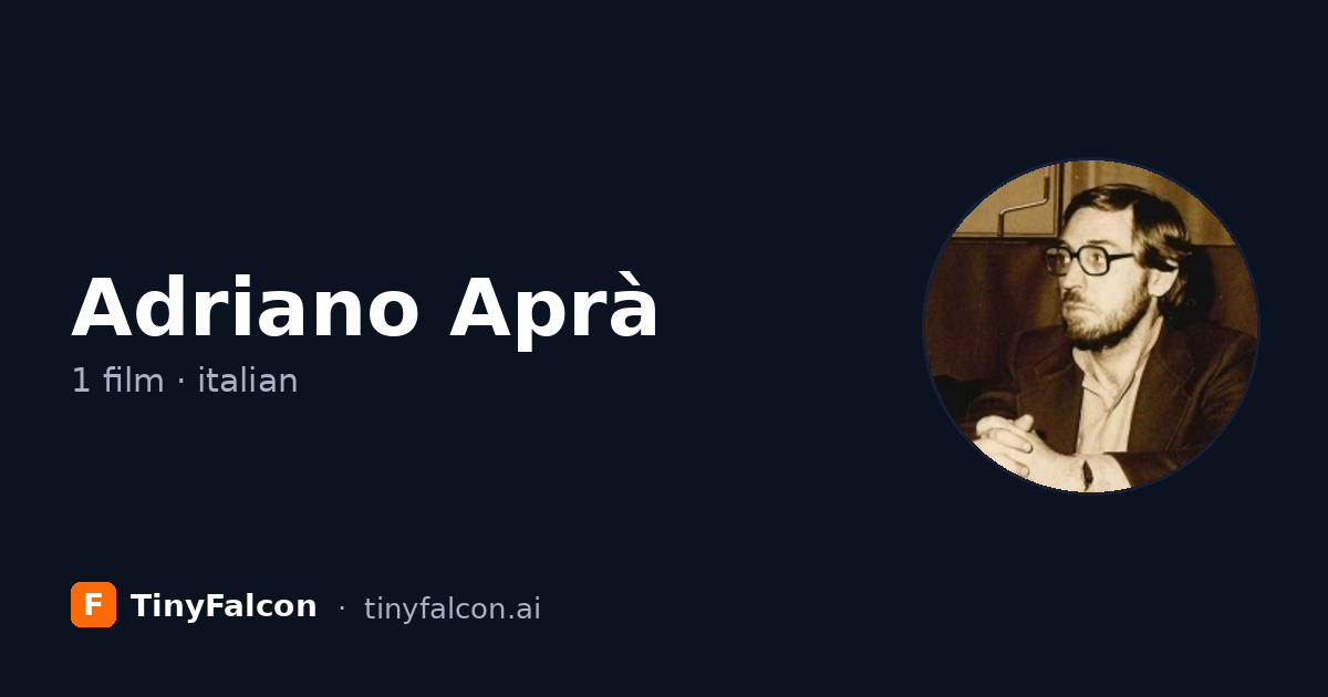 Adriano Aprà