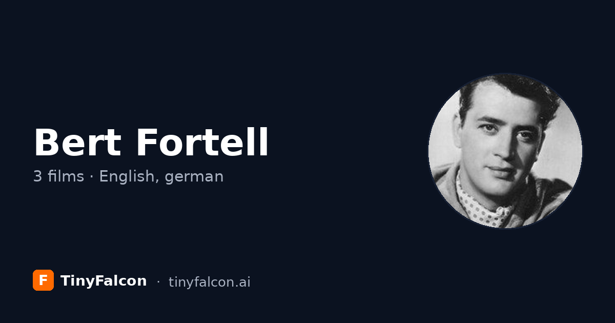 Bert Fortell