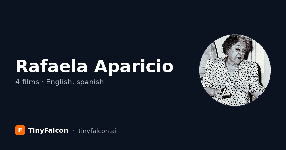 Rafaela Aparicio