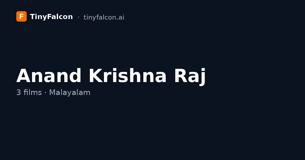 Anand Krishna Raj