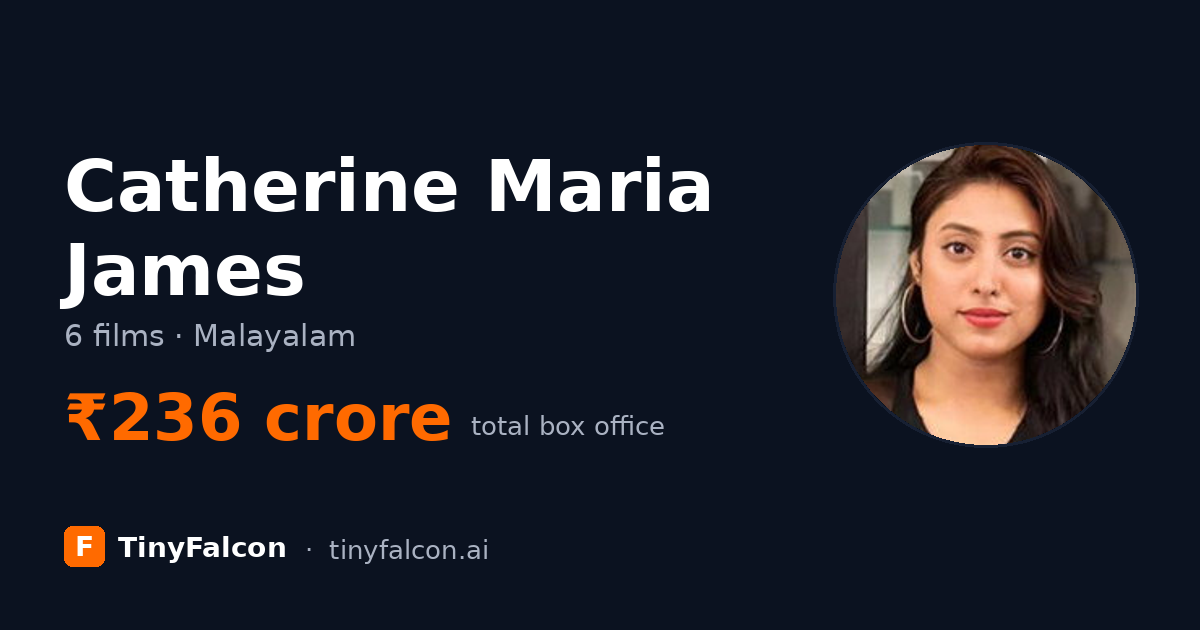 Catherine Maria James
