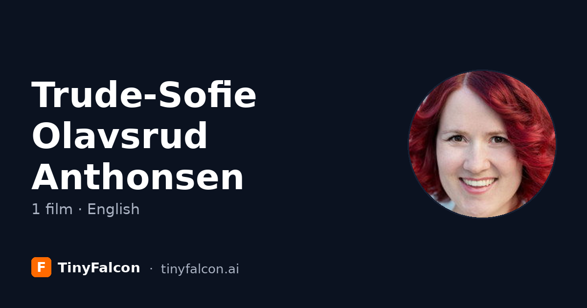 Trude-Sofie Olavsrud Anthonsen