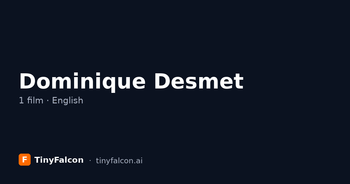 Dominique Desmet