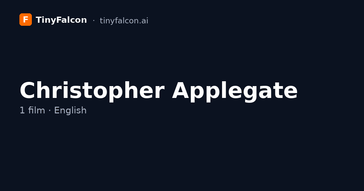 Christopher Applegate