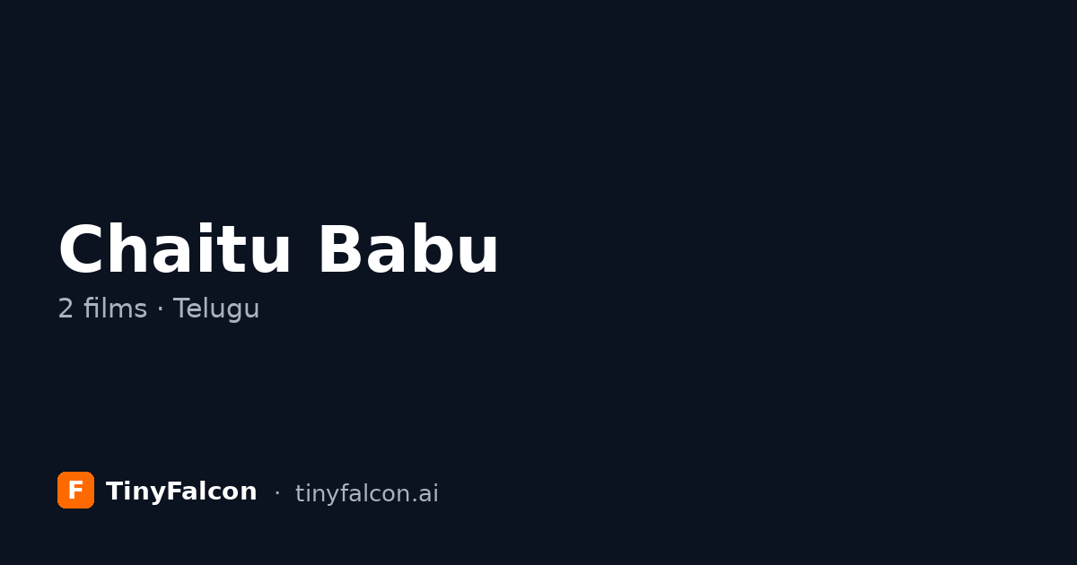Chaitu Babu