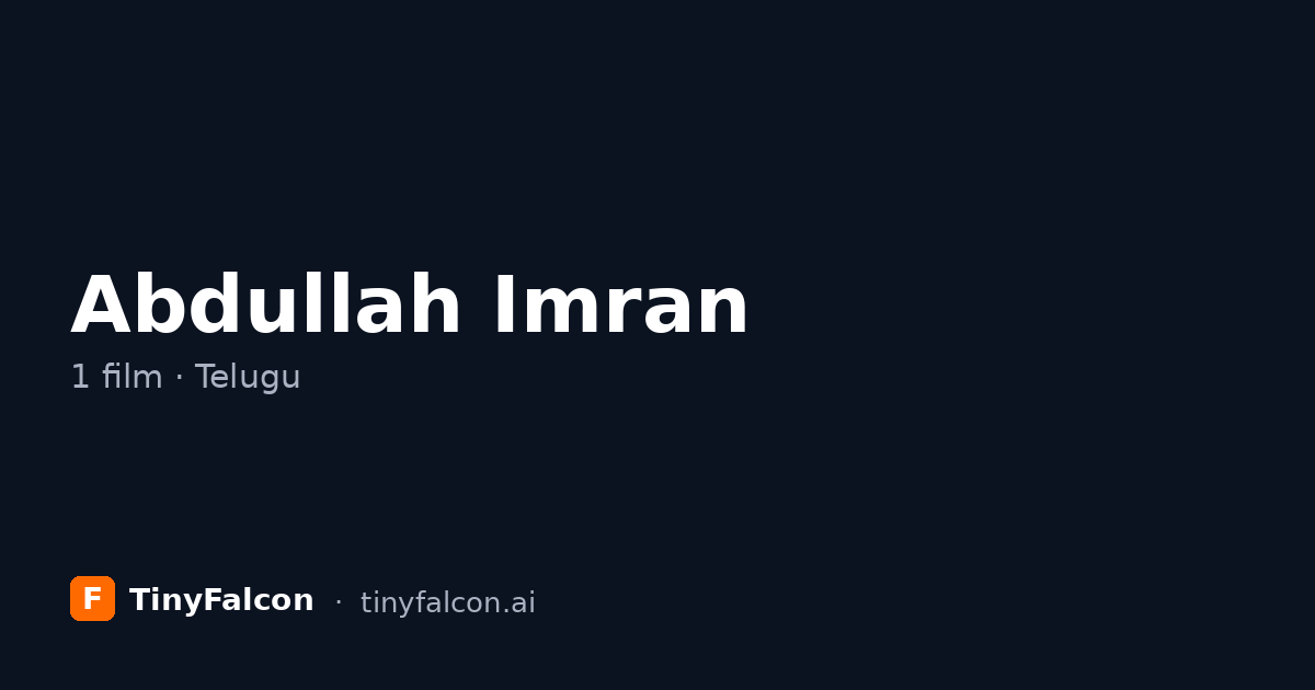 Abdullah Imran