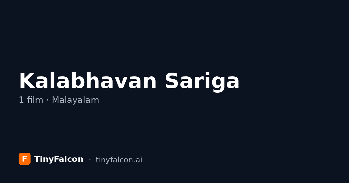 Kalabhavan Sariga