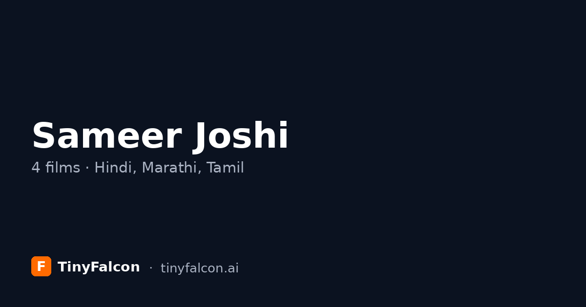 Sameer Joshi